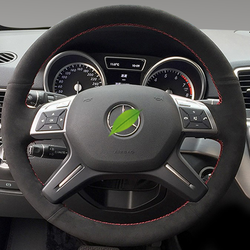 Car Steering Wheel Cover Anti Slip Breathable - Untuk Mercedes Benz C GL M