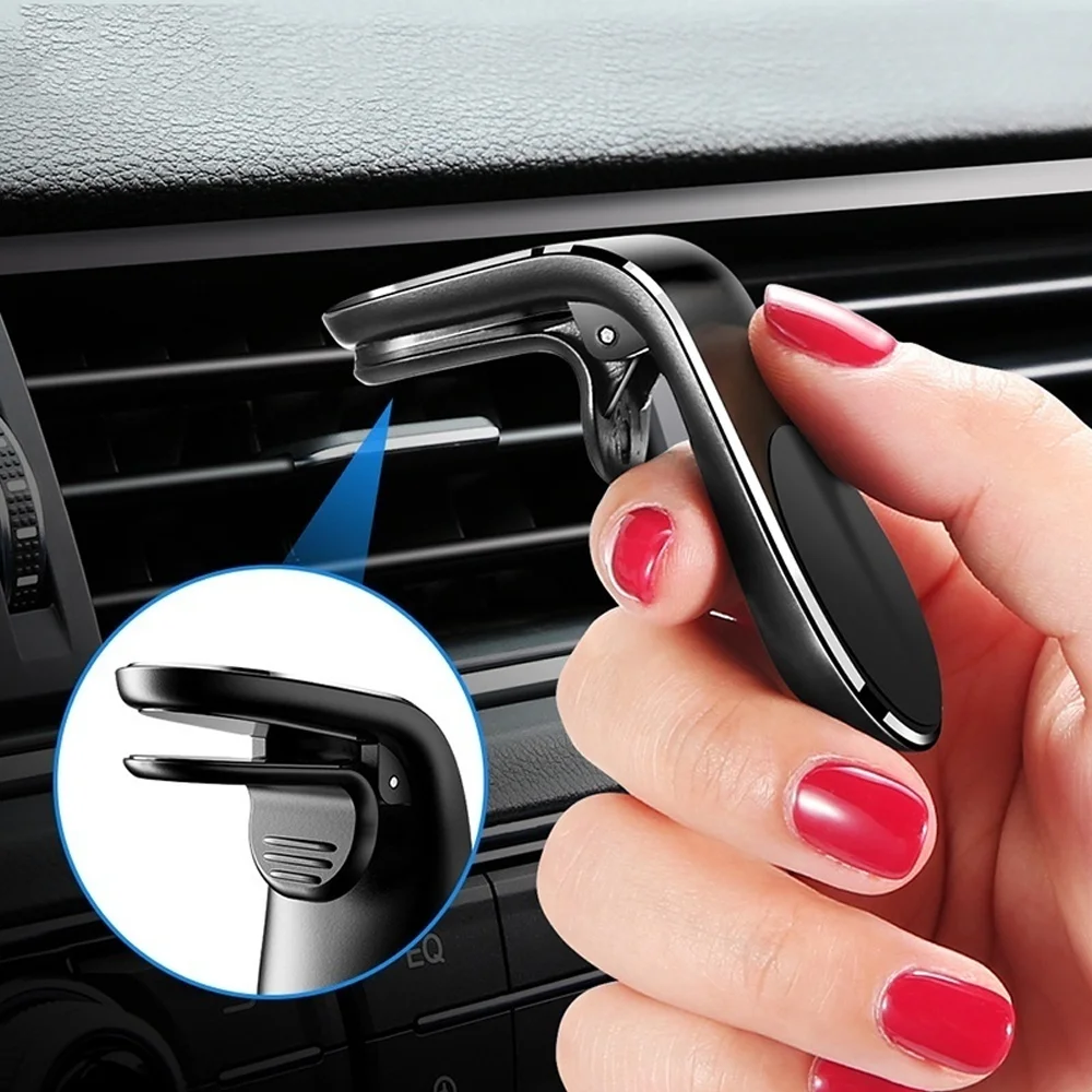 1 Buah Dudukan Ponsel Mobil Ma - Magnetic Phone Holder For Car Vent ulasan dan harga