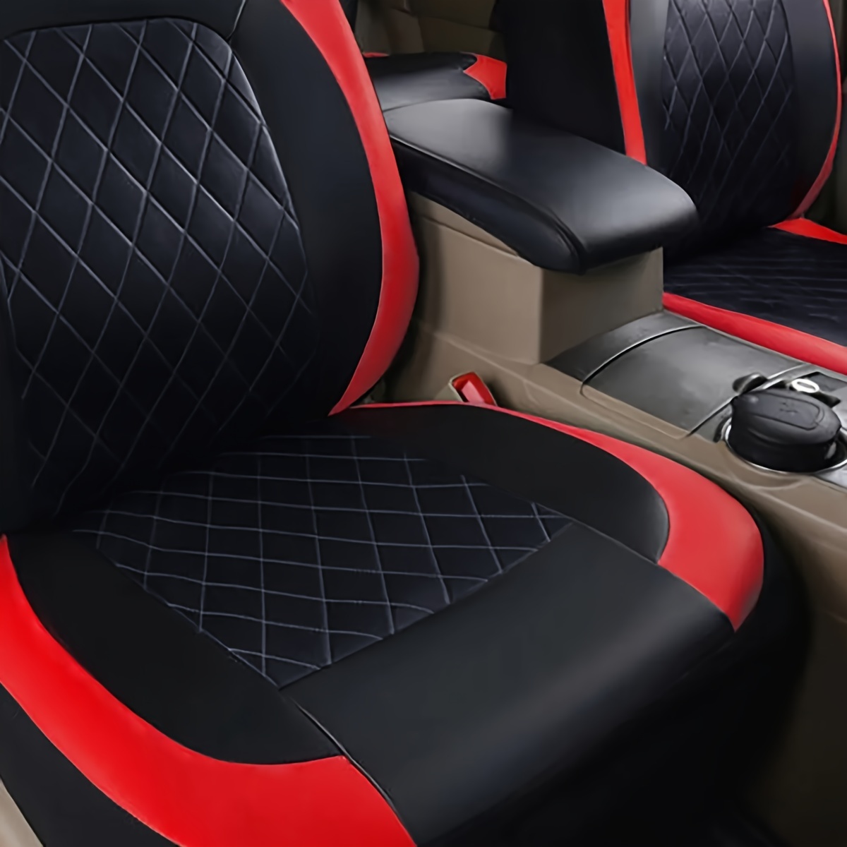 Sarung Jok Mobil Baru Pola Ber - Leather Car Seat Covers Full Set Universal ulasan dan harga