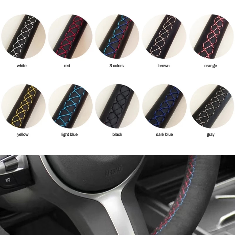 Penutup roda kemudi mobil kust - Car Steering Wheel Cover Anti Slip Breathable ulasan dan harga
