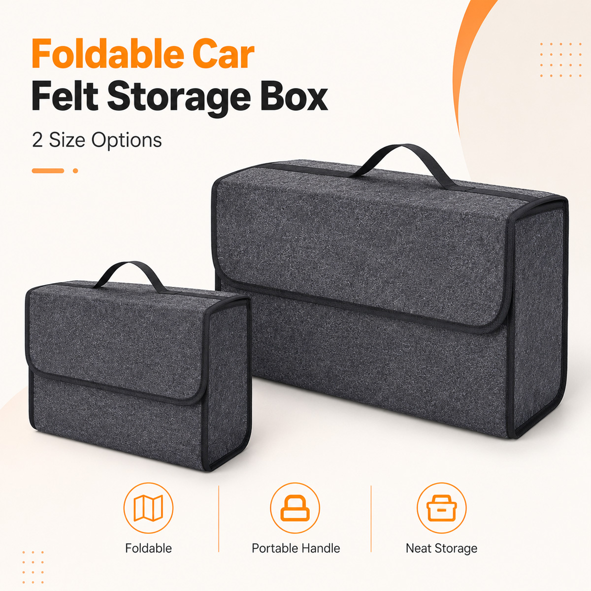 YONGRUN Kotak Penyimpanan Mobi - Car Trunk Organizer Foldable Storage Box ulasan dan harga