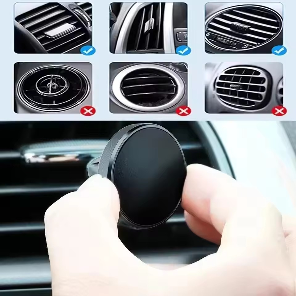 Penyangga Ponsel Magnetik di V - Magnetic Phone Holder For Car Vent ulasan dan harga