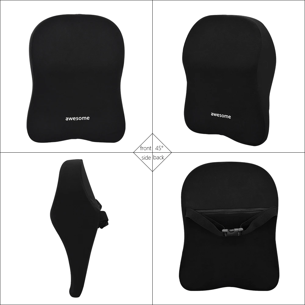 Bantal Sandaran Punggung dan L - Memory Foam Car Neck Pillow Lumbar Support ulasan dan harga