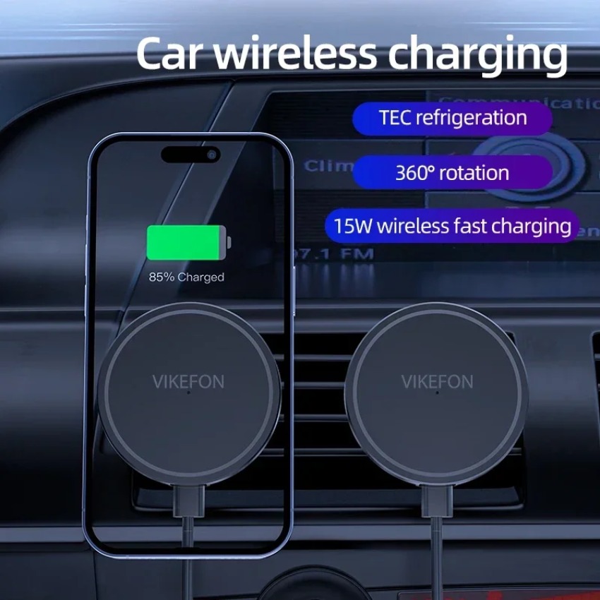 Pengisi Daya Nirkabel Mobil, D - Magnetic Phone Holder For Car Vent ulasan dan harga