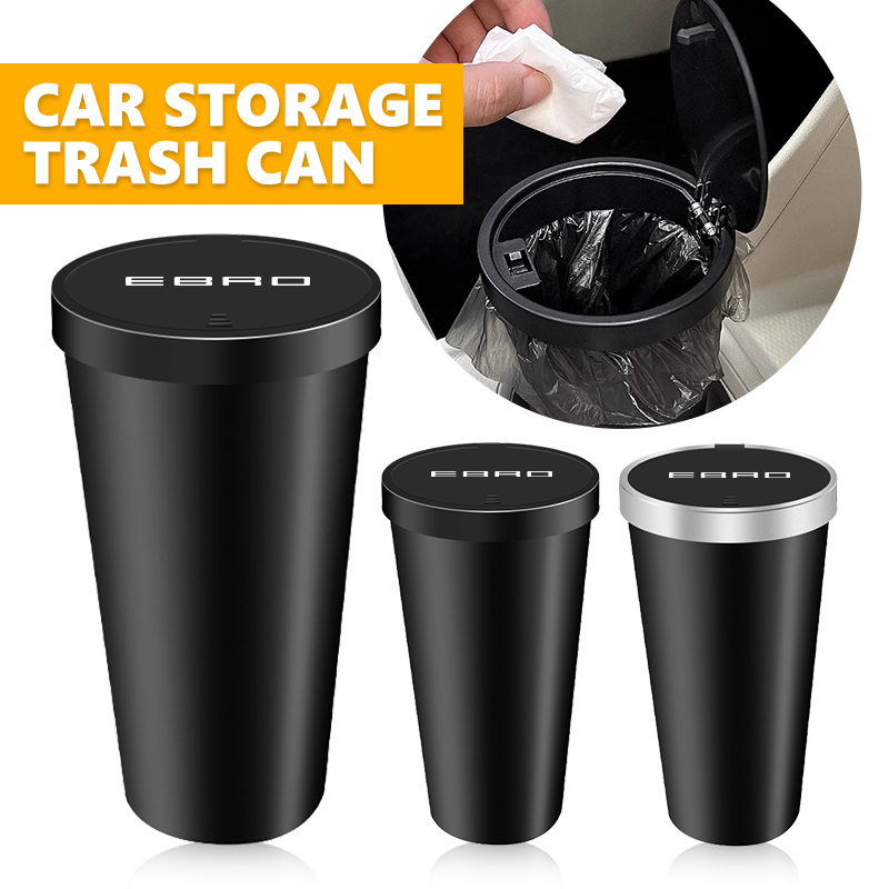 Tempat Sampah Mobil Mini Tahan - Waterproof Car Trash Can With Lid ulasan dan harga