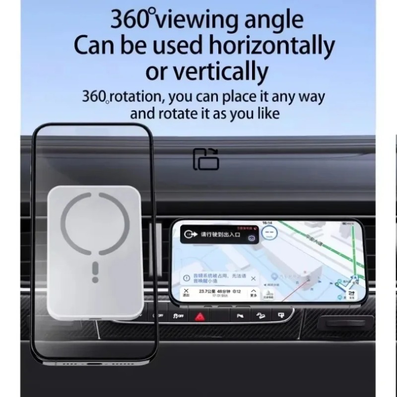 Pengisi Daya Nirkabel Mobil Ma - Magnetic Phone Holder For Car Vent ulasan dan harga