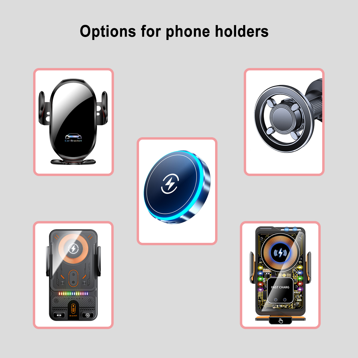 Tempat Ponsel Mobil untuk Vent - Magnetic Phone Holder For Car Vent ulasan dan harga