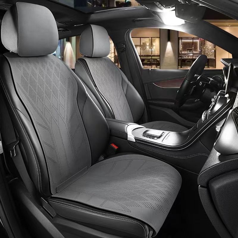 Sarung Jok Mobil Kulit Suede 5 - Leather Car Seat Covers Full Set Universal ulasan dan harga