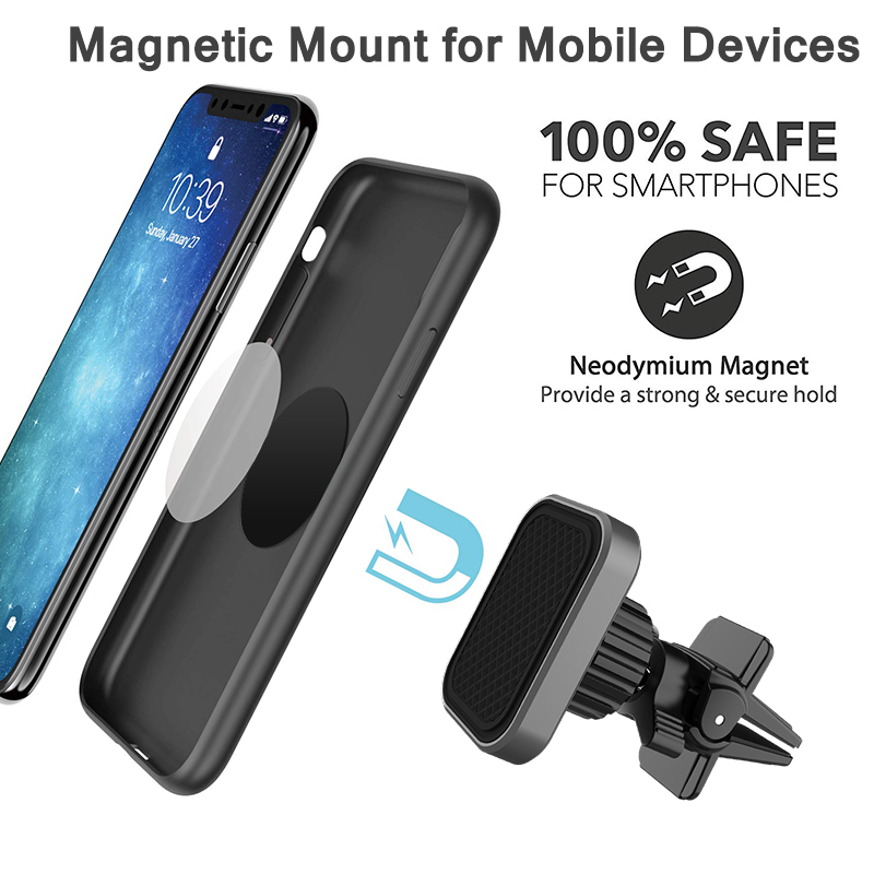 Pemegang Ponsel Magnetik Unive - Magnetic Phone Holder For Car Vent ulasan dan harga