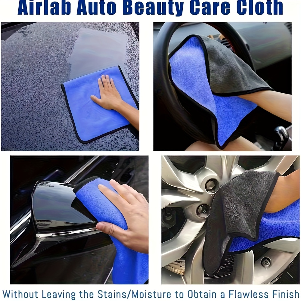 1-10pcs Handuk Pembersih Mobil - Microfiber Car Drying Towel Super Absorbent ulasan dan harga