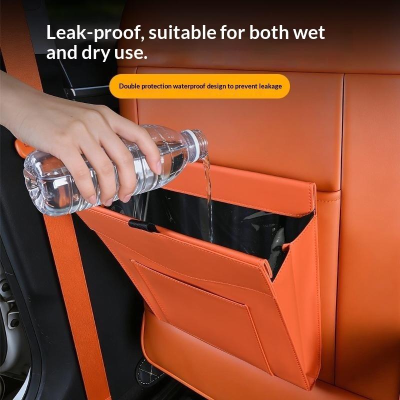 Tempat Sampah Mobil, Tahan Air - Waterproof Car Trash Can With Lid ulasan dan harga