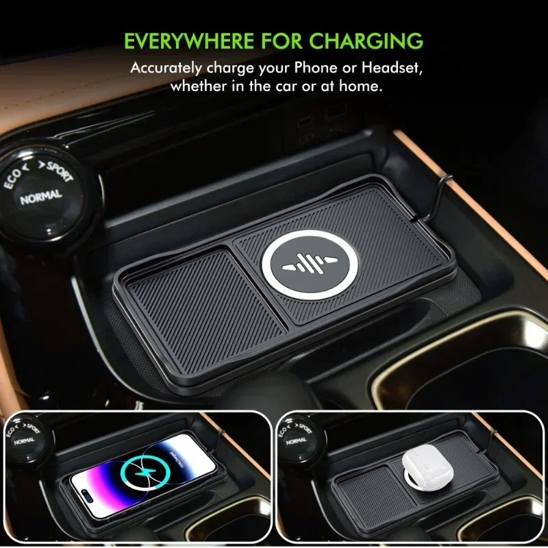 Bantalan pengisi daya nirkabel - Wireless Car Charger Mount Fast Charging ulasan dan harga