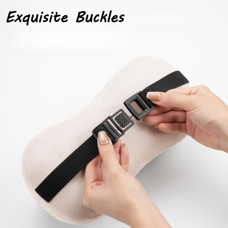 Set Bantal Leher dan Penyangga - Memory Foam Car Neck Pillow Lumbar Support ulasan dan harga