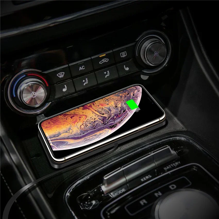 Dudukan bantalan silikon mobil - Wireless Car Charger Mount Fast Charging ulasan dan harga