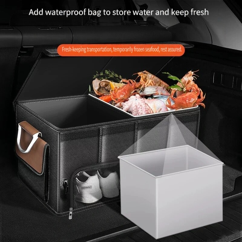Tas Penyimpanan Lipat Tahan Ai - Car Trunk Organizer Foldable Storage Box ulasan dan harga