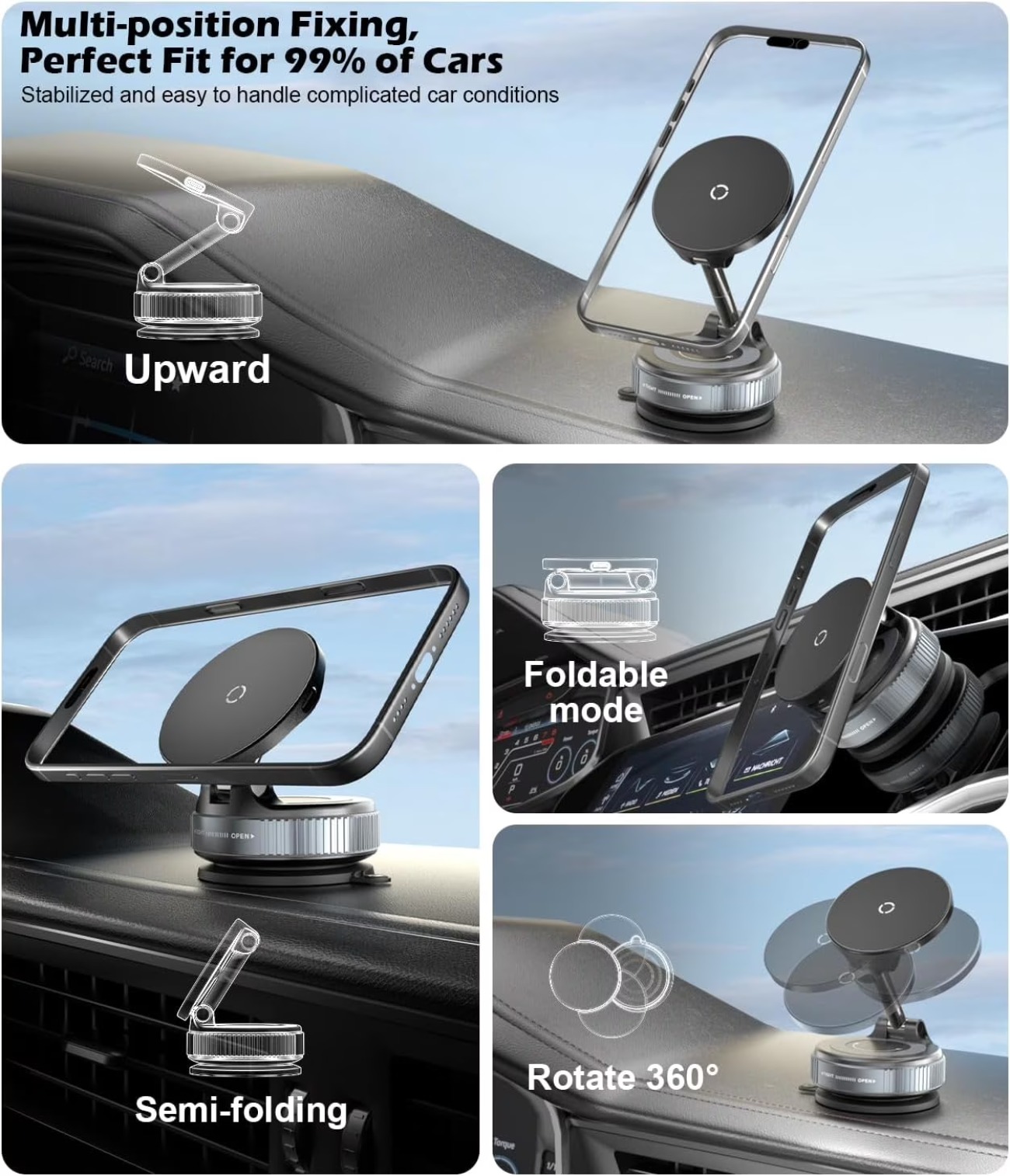 Pengisi Daya Nirkabel Cepat 15 - Wireless Car Charger Mount Fast Charging ulasan dan harga