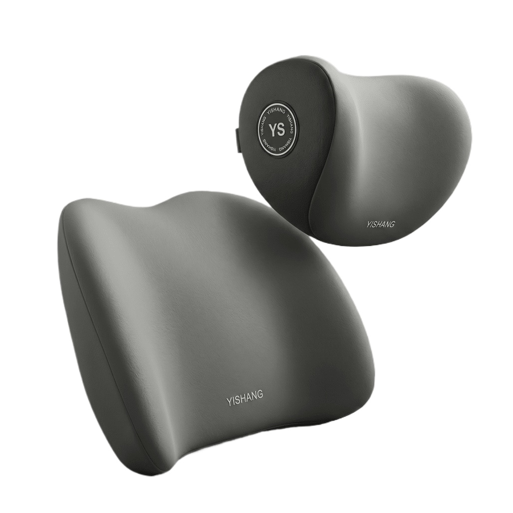 Bantal Sandaran Kepala & Penya - Memory Foam Car Neck Pillow Lumbar Support ulasan dan harga